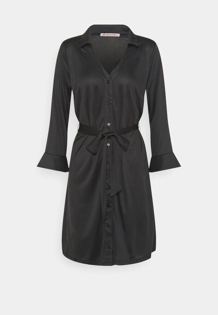 Peignoir ANNA FIELD Anna Field Shirt Dress Noir Femme | VBR-9746056